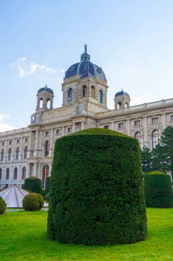 Maria Theresa Meydanı 'ndaki (Maria-Theresien-Platz) Sanat Tarihi Müzesi (Kunsthistorisches Müzesi) Viyana, Wien, Avusturya