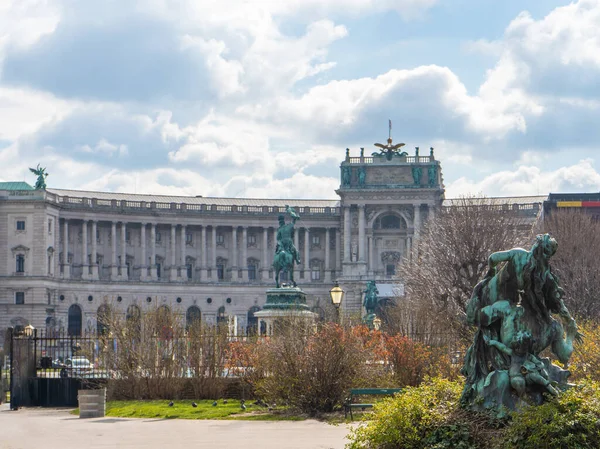 Fontanna Tryton Nimfa 1880 Parku Volksgarten Wiedniu Austrię Europa — Zdjęcie stockowe