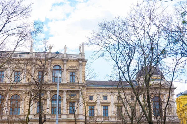 Historyczne Domy Wiedniu Wiedniu Austrię Europa — Zdjęcie stockowe