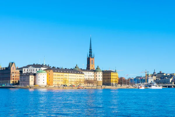 Uitzicht Oude Stad Gamla Stan Stockholm Hoofdstad Van Zweden Panorama — Stockfoto