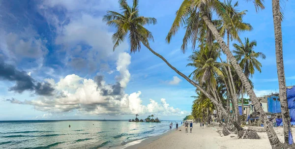 석양, 필리핀의 붕따기 해변 — 스톡 사진