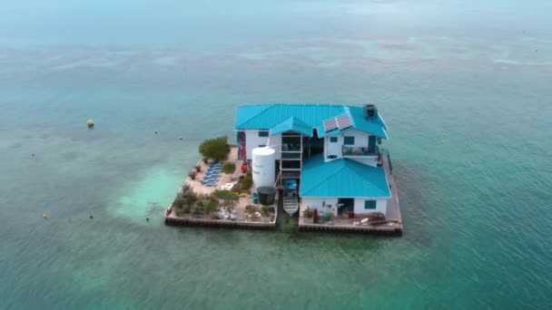 Tintinpan and isla Mucura in San Bernardo Islands, on Colombias Caribbean Coast — стокове відео