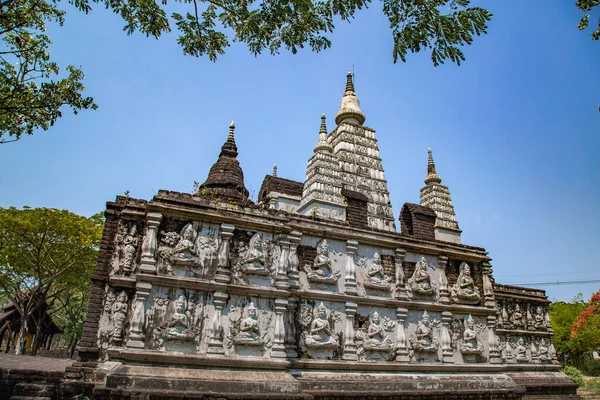 Oude stad tempels, Muang Boran in Bangkok Thailand — Stockfoto