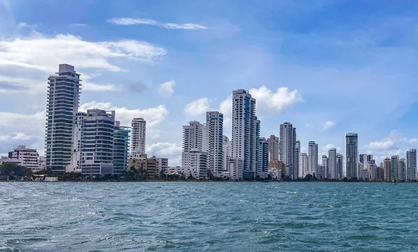 Cartagena Kolombiya 'nın Bocagrande ilçesi — Stok fotoğraf