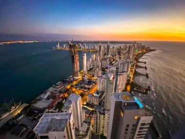 Cartagena Kolombiya 'nın Bocagrande ilçesi