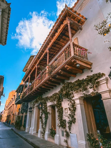 Ruas de Cartagena em Colômbia — Fotografia de Stock