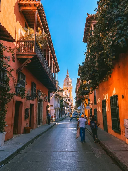 콜롬비아의 카르타 헤나 거리 — 스톡 사진
