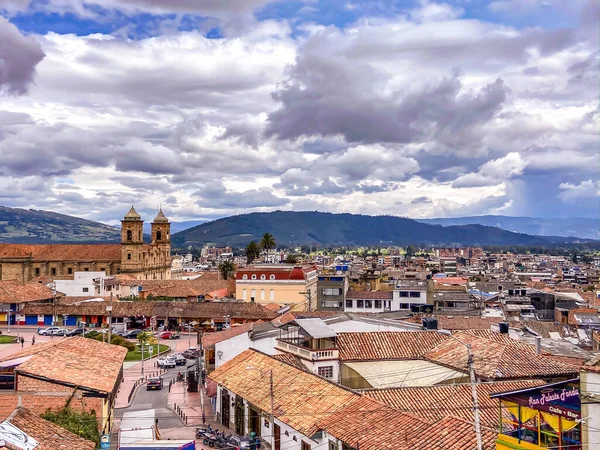 Miasto Zipaquira w Kolumbii — Zdjęcie stockowe