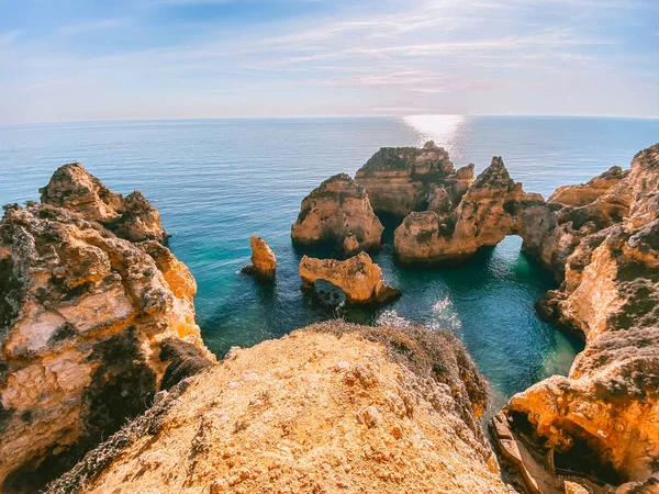 Costa do Algarve e praias em Portugal — Fotografia de Stock