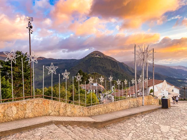 Widok na Montserrate w Bogota, Kolumbia — Zdjęcie stockowe