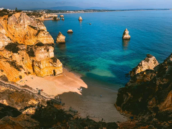 Costa do Algarve e praias em Portugal — Fotografia de Stock