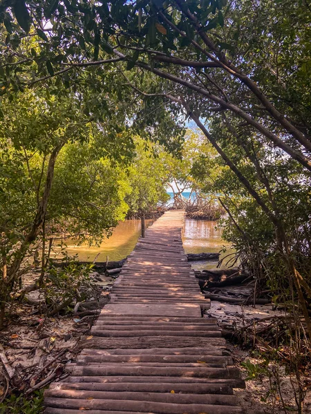 Tintinpan e isla Mucura nas Ilhas San Bernardo, na costa colombiana das Caraíbas — Fotografia de Stock