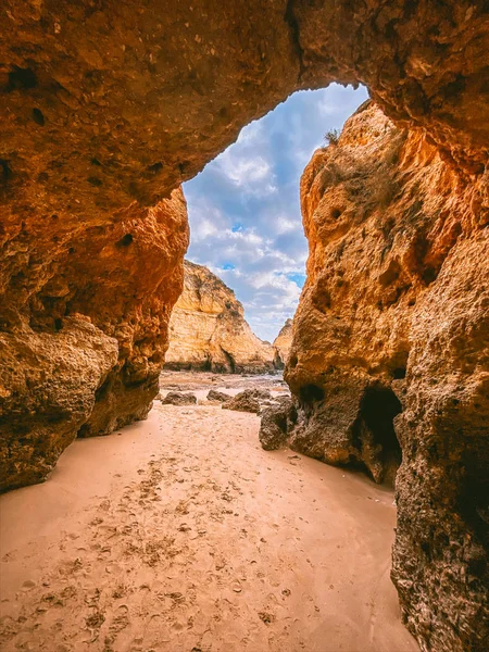 Costa do Algarve e praias em Portugal — Fotografia de Stock