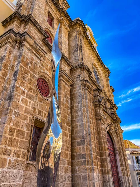 Straten van Cartagena in Colombië — Stockfoto