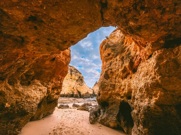 Costa do Algarve e praias em Portugal — Fotografia de Stock