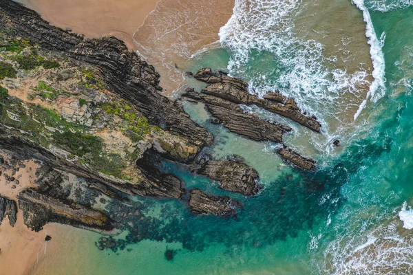 Letecký pohled na Odecixe v Portugalsku — Stock fotografie