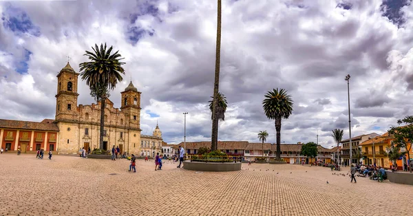 Zipaquira stad in Colombië — Stockfoto