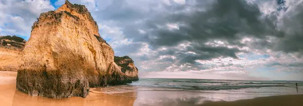 Португалия Восточное побережье и пляжи — стоковое фото