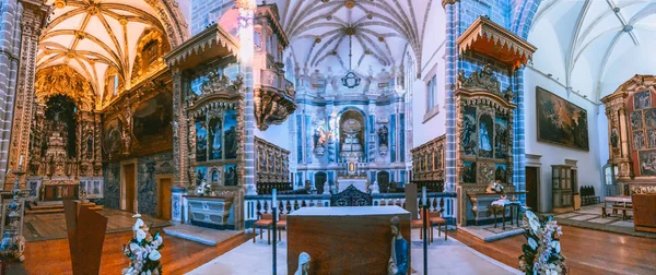 The Capela dos Ossos, Chapel of Bones in Evora Portugal — стокове фото