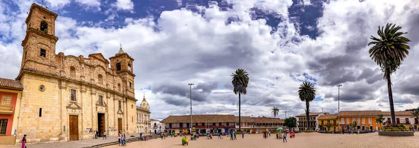 Zipaquira stad in Colombië — Stockfoto