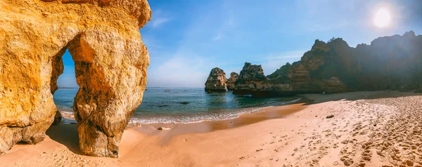 Wybrzeże Algarve i plaże w Portugalii — Zdjęcie stockowe