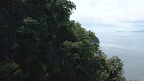Вид с воздуха на остров Корон в Палаване, Филиппины — стоковое видео