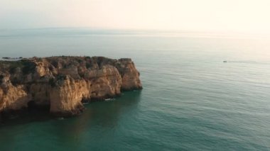 Portekiz, Algarve 'deki Ponta da Piedade' nin hava manzarası