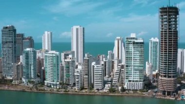 Cartagena Bocagrande 'ın Hava Görüntüsü