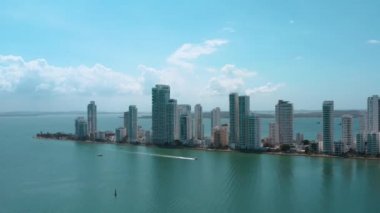 Cartagena Bocagrande 'ın Hava Görüntüsü