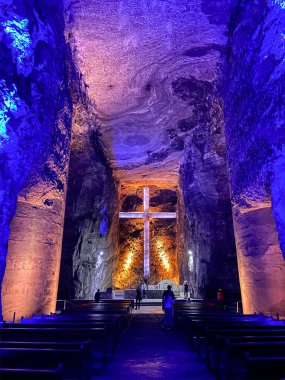 Salt Cathedral of Zipaquira in Colombia