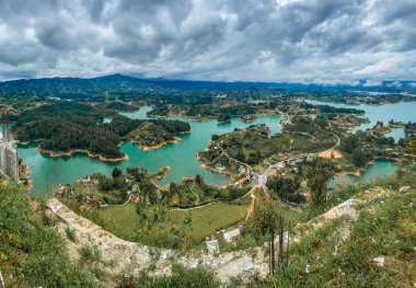 Piedra del Penol in Guatape in Colombia