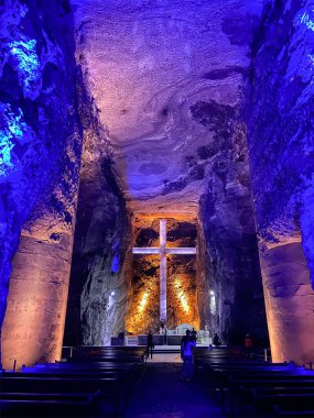 Salt Cathedral of Zipaquira in Colombia