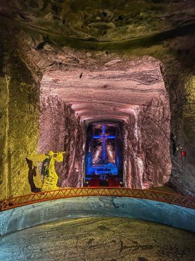 Salt Cathedral of Zipaquira in Colombia