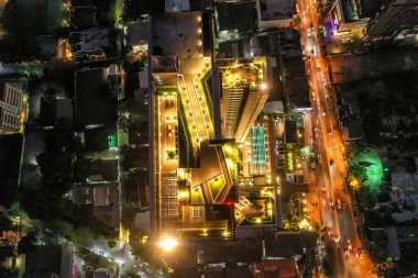 Bangkok Havacılık, Tayland 'ın Ekkamai ilçesinin üstünde.