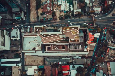 Bangkok Havacılık, Tayland 'ın Ekkamai ilçesinin üstünde.