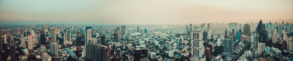 Bangkok Aerial view, above Sukhumvit and Thonglor district in Thailand — Stock Photo, Image