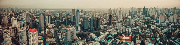 Bangkok Aerial view, above Sukhumvit and Thonglor District in Thailand — стокове фото