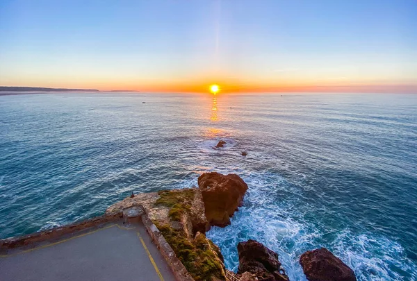 Nazare stad i Portugal Europa — Stockfoto