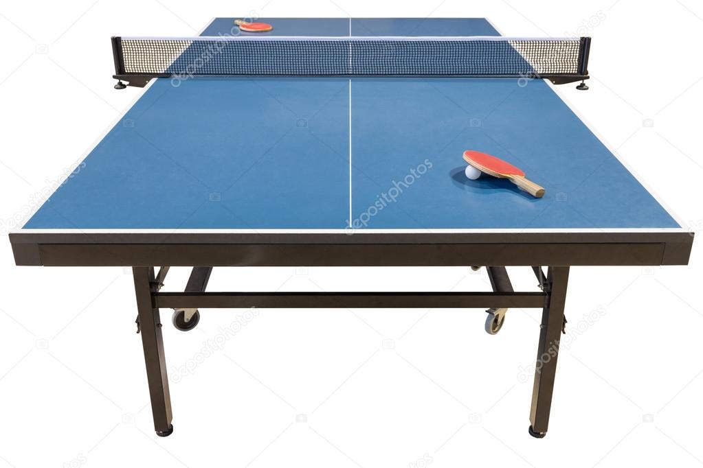 table tennis isolated on a white background