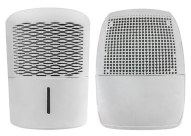 Beyaz arka plan üzerinde izole bir elektrikli ısıtıcı