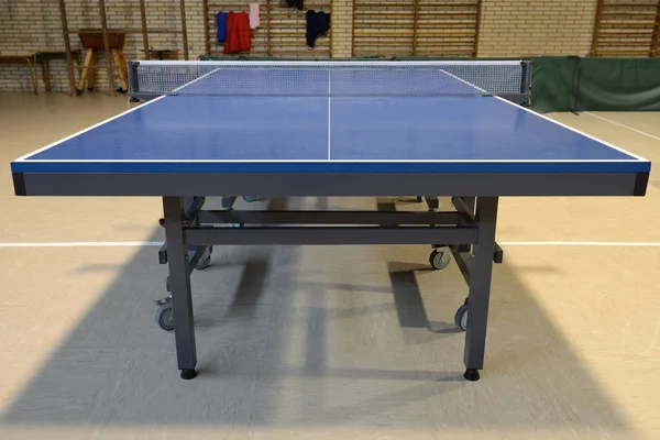 Tavolo con rete per ping pong — Foto Stock