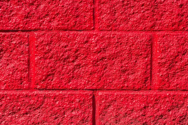 Mur de pierre rouge close-up — Photo