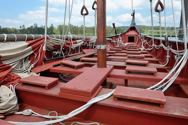 Aparelhamento de um veleiro velho — Fotografia de Stock