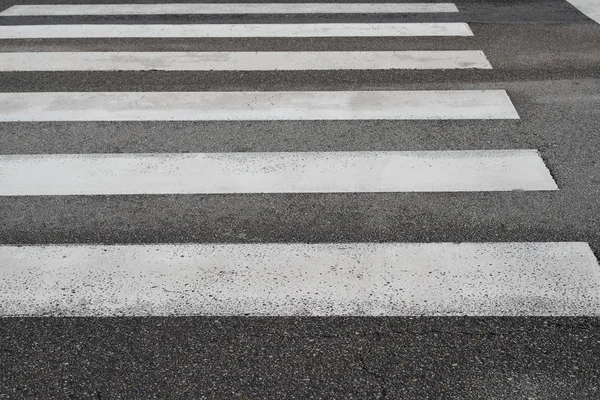 Señalización Vial Paso Peatonal Primer Plano — Foto de Stock