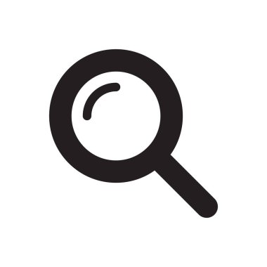 Büyüteç simgesi. Ara, bul, ara simgeyi.