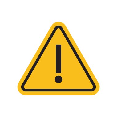 Tehlike ya da tehlike sembolü. Tehlike alarmı..