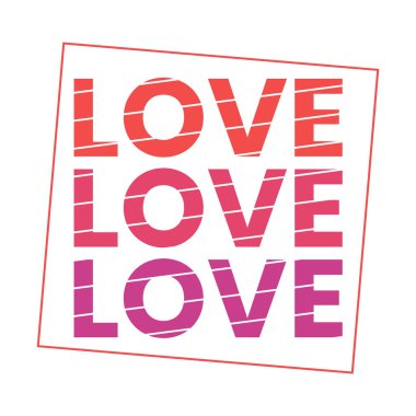 Aşk aşk metninin olduğu tişört desenli kız..