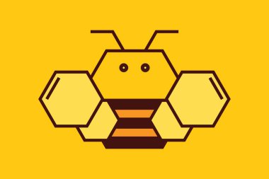 Bal markası için arı simgesi veya logosu.
