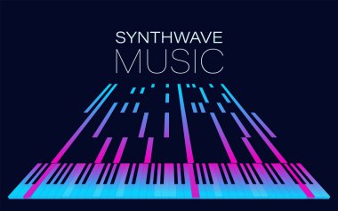 Elektronik dans tekno müzik posteri. Kulüp müzik afişi