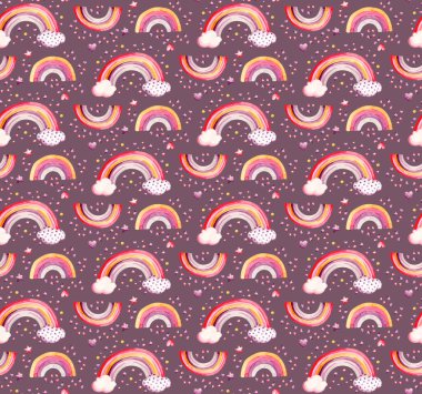 Havalı gökkuşağı pürüzsüz desen, her amaç için harika tasarım. Moda deseni deseni.